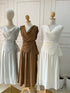 Women Summer Flowy Flare Skirts With Cowls Neck Loose Tops Sets